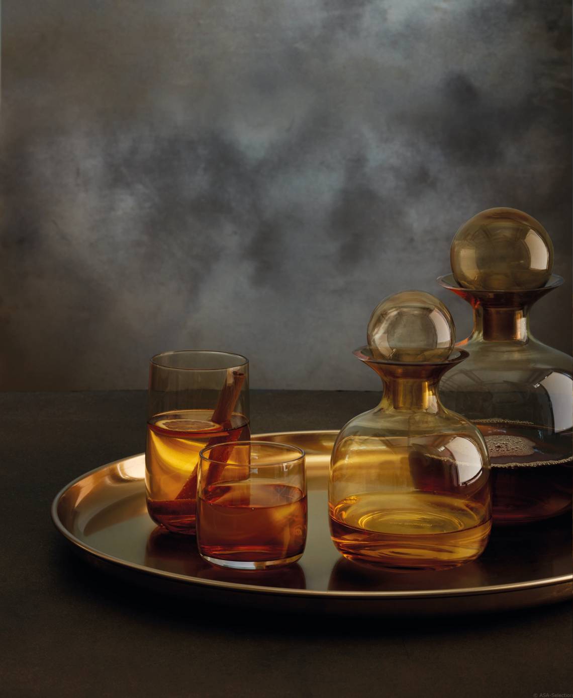 ASA-Glas-Karaffen Amber