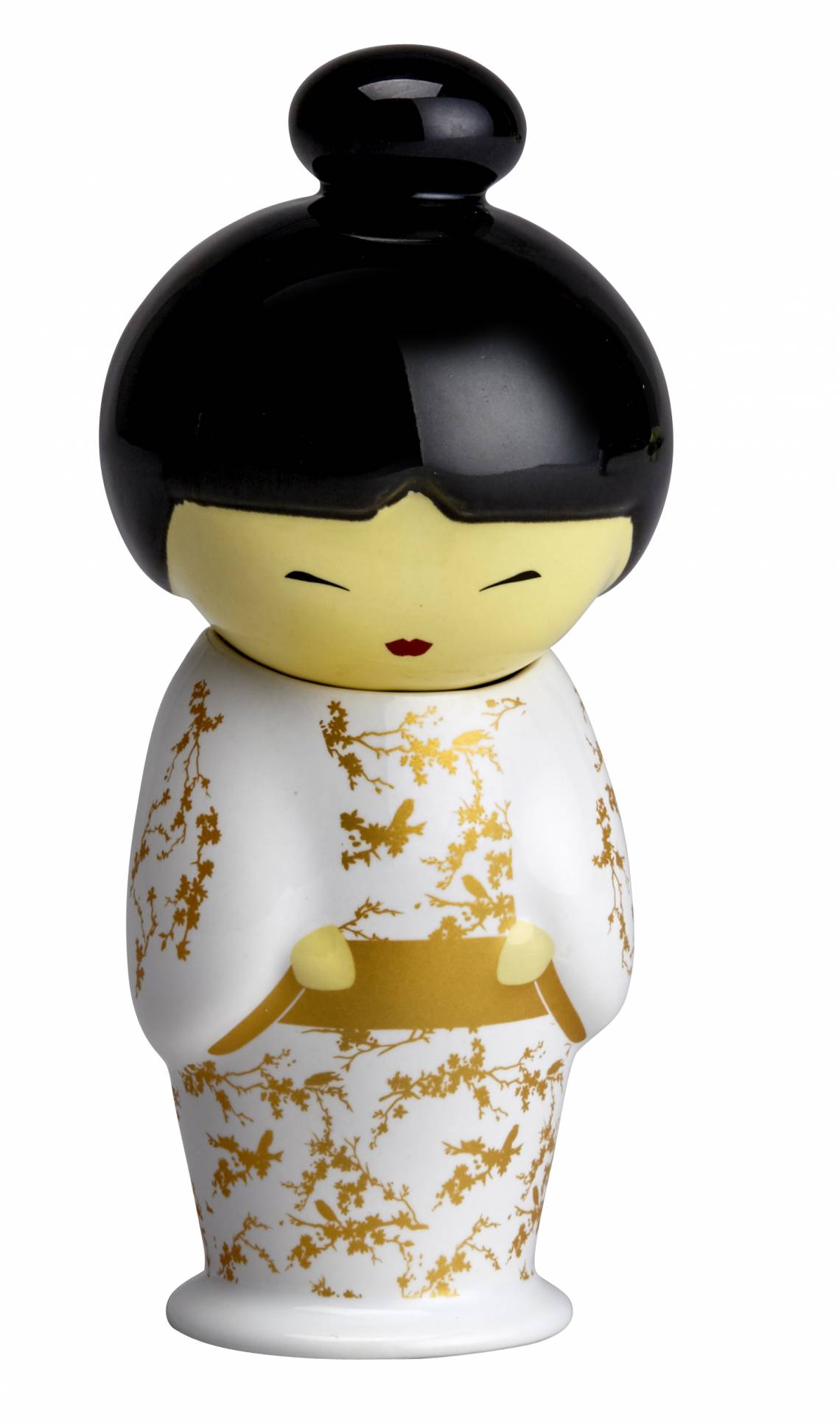 Eigenart Cherry Blossom TEAFAN Keramikpüppchen Geiko mit integriertem Teesieb - 60005