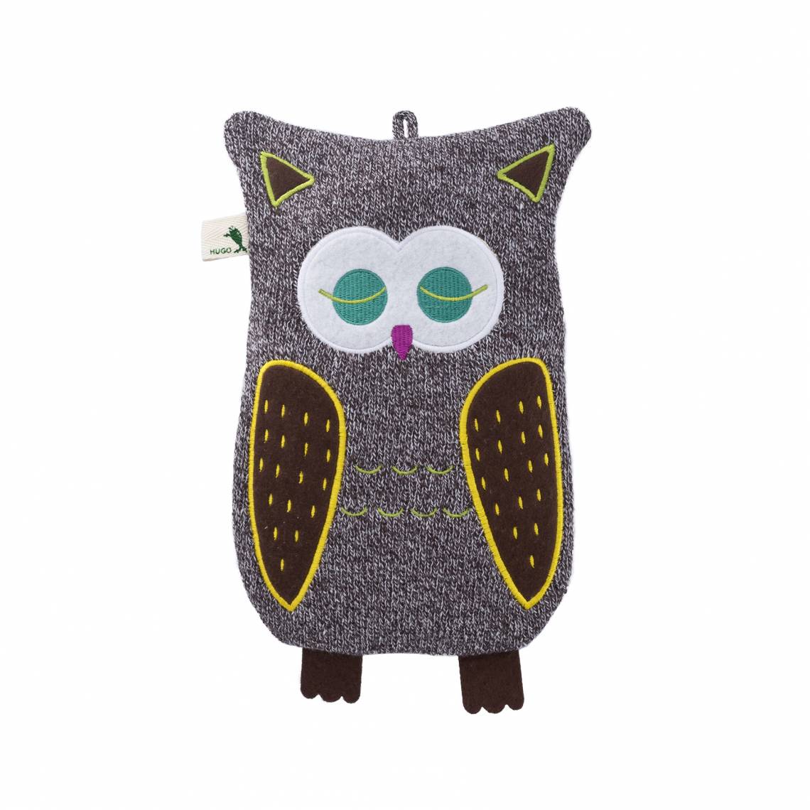 Hugo Frosch  0462 Öko Wärmflasche Strickbezug Eule