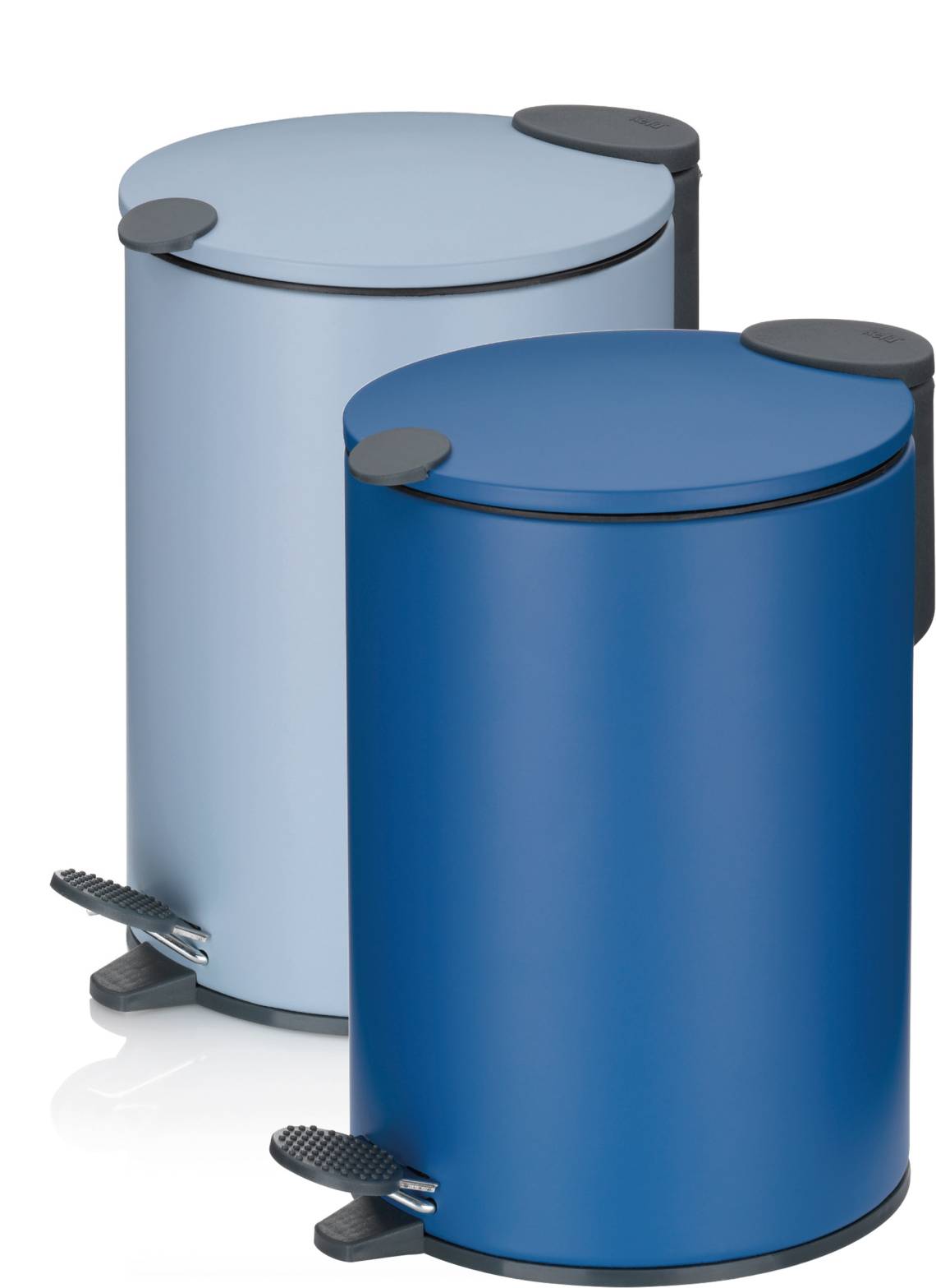 Kela: Blue is beautiful / Accessoires in der neuen Trendfarbe / Kosmetikeimer Mats