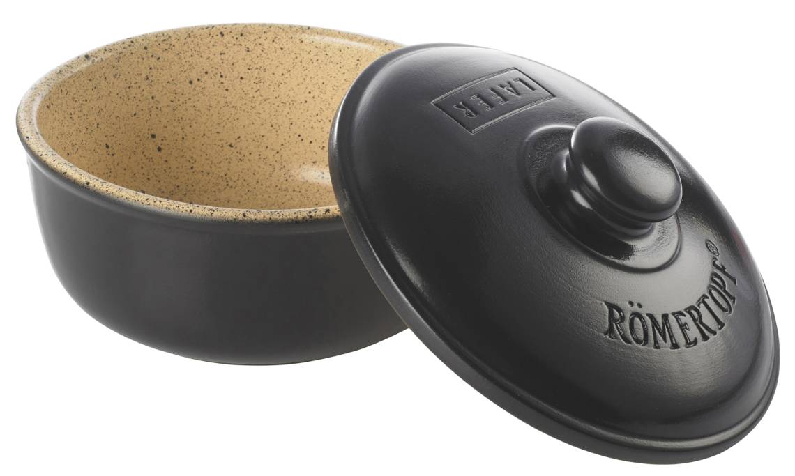 Römertopf Schmortopf rund mit Deckel MEDIUM 2