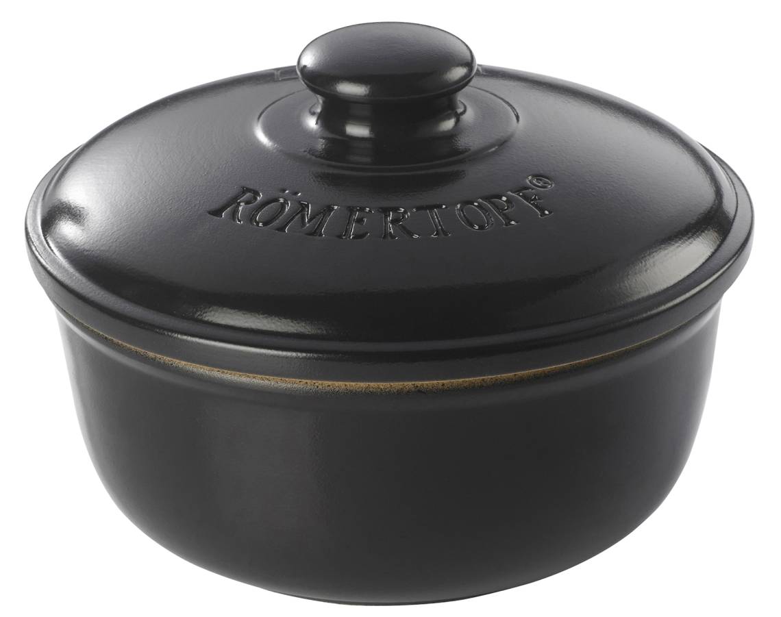 Römertopf Schmortopf rund mit Deckel MEDIUM 4