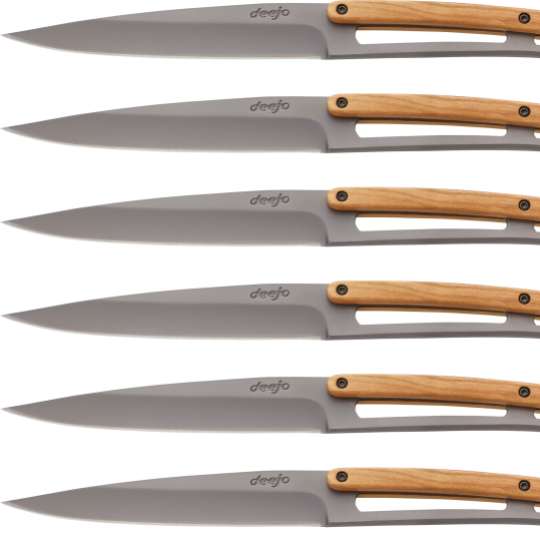 DEEJO Steakmesser titanbeschichtet_6er_370900