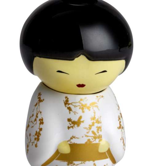 Eigenart Cherry Blossom TEAFAN Keramikpüppchen Geiko mit integriertem Teesieb - 60005