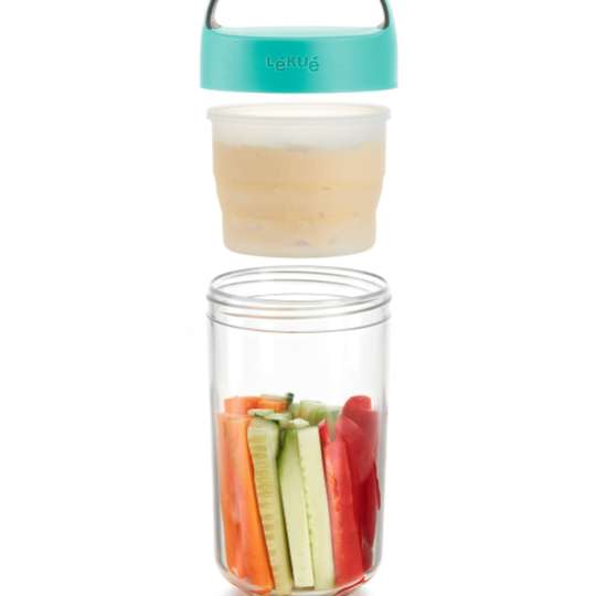 lekue - Jar to go - Lunchbox für unterwegs - Einzelteile