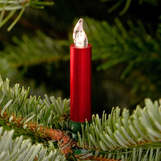 Lumix_Christbaumkerze rot_Mood_Krinner