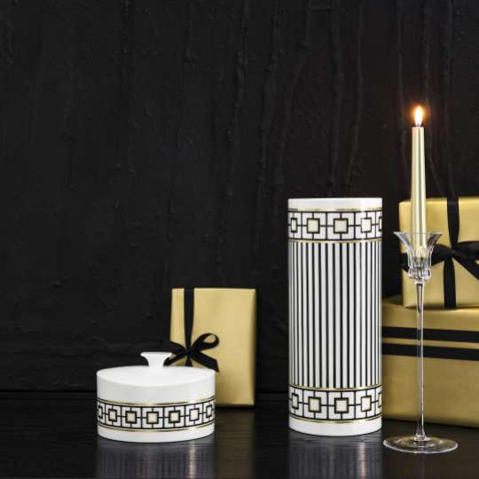 MetroChic Vase mit Kerze