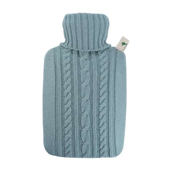 Hugo Frosch Wärmflasche Klassik mit Strickbezug   0561
