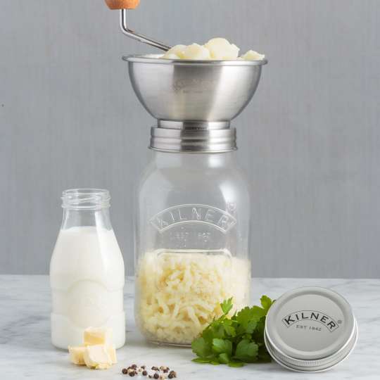 Kilner - Saucenpresse (1 Liter) mit Vorratsglas und Deckel / Trichter 0025.002 Mood